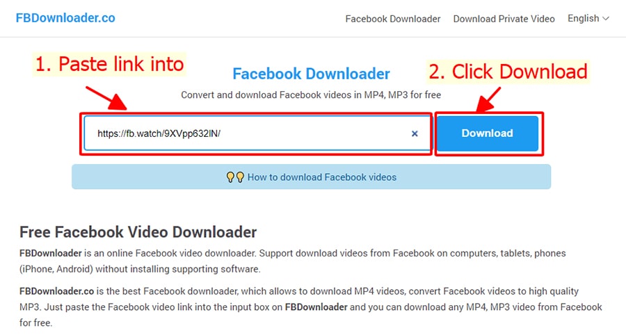 How to download Facebook videos on phones and computers for free
