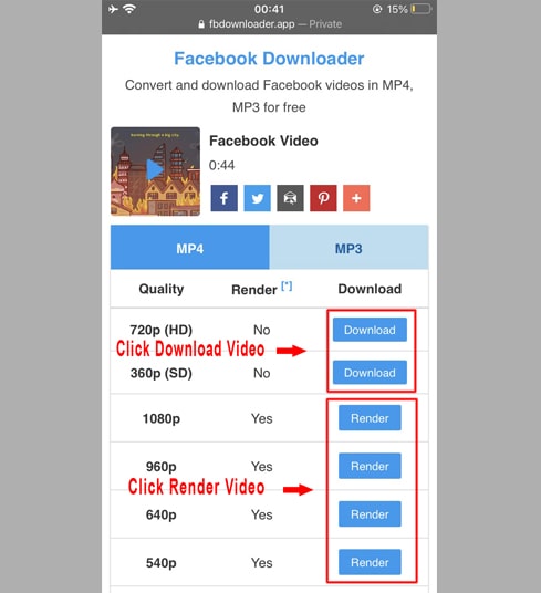press download