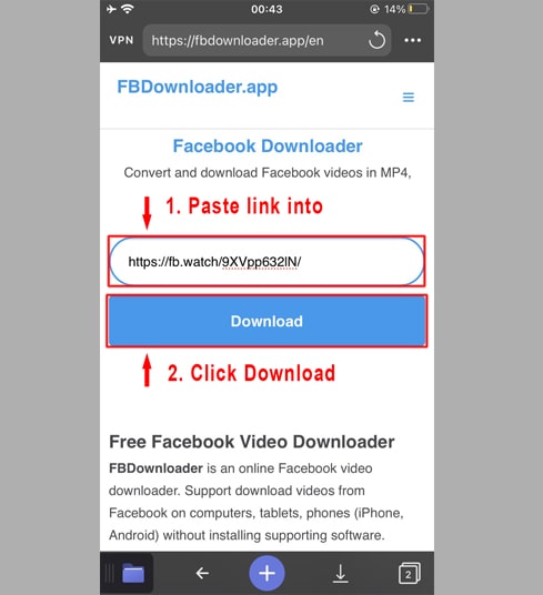 visit fbdownloader.to